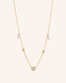 "Sun, Moon and Stars" 18K Gold and Diamond Chain Necklace
