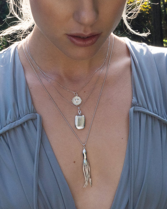 Sterling Silver Slim Rectangle Dee Locket
