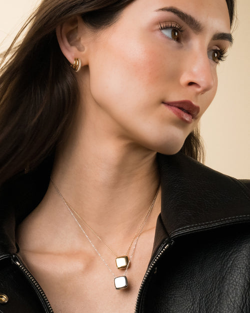 Slim Viv Fixed Locket Necklace