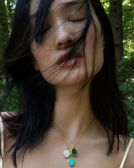 Elle Stone Slim Lockets