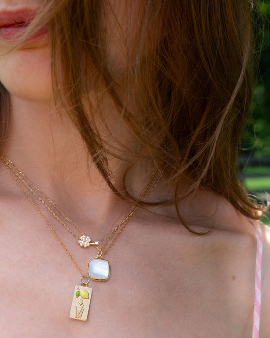 Lemons to Lemonade Necklace with Yellow Sapphires