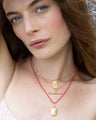 Slim "Britt" Gold Locket Necklace