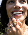 Two-Tone Stackable Rings