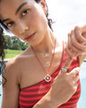 I Love You More, Carpe Diem, and Diamond Compass Necklaces
