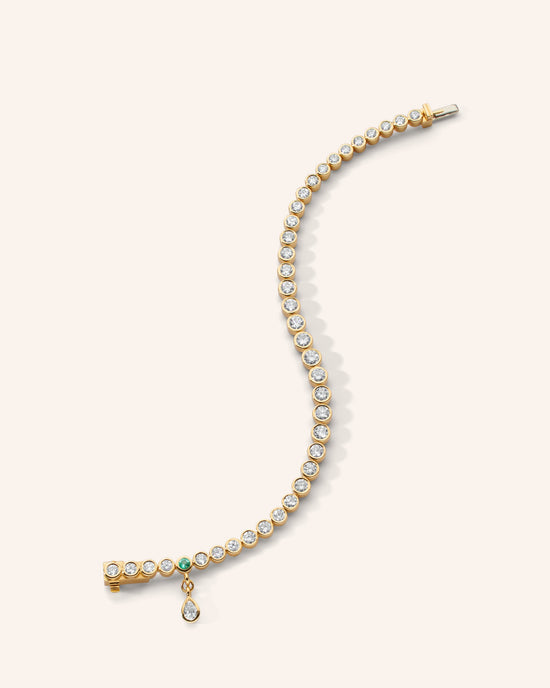 Midi Graduated Round Diamond Tennis Bracelet