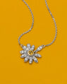 "Loves Me" Two-Tone Daisy Necklace