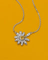 "Loves Me" Two-Tone Daisy Necklace