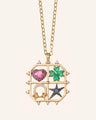 Tokens of Luck Gemstone Necklace