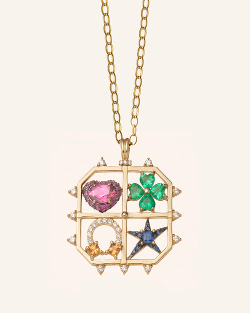 Tokens of Luck Gemstone Necklace