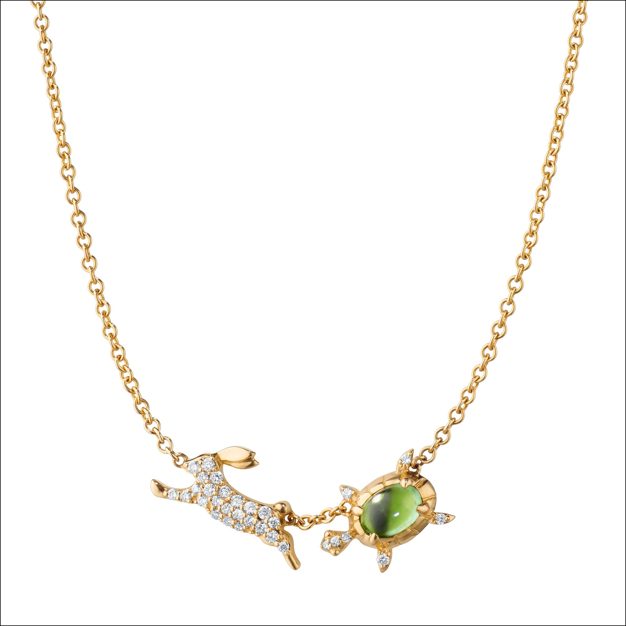 The Tortoise and the Hare Necklace