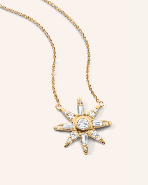 Special Edition Star Necklace with Vintage Diamonds