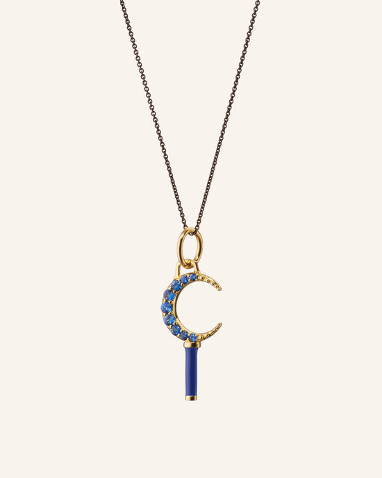 Mini Dream Moon Key Necklace