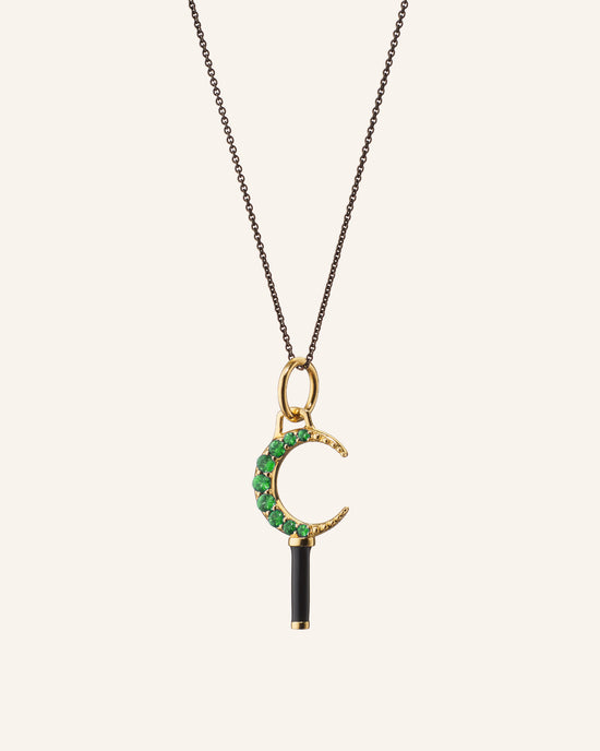 Mini Dream Moon Key Necklace