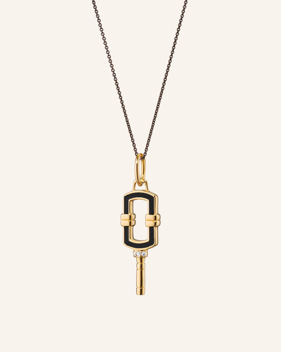 Mini Rectangle Key Necklace