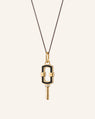 Mini Rectangle Key Necklace