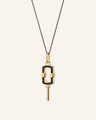 Mini Rectangle Key Necklace