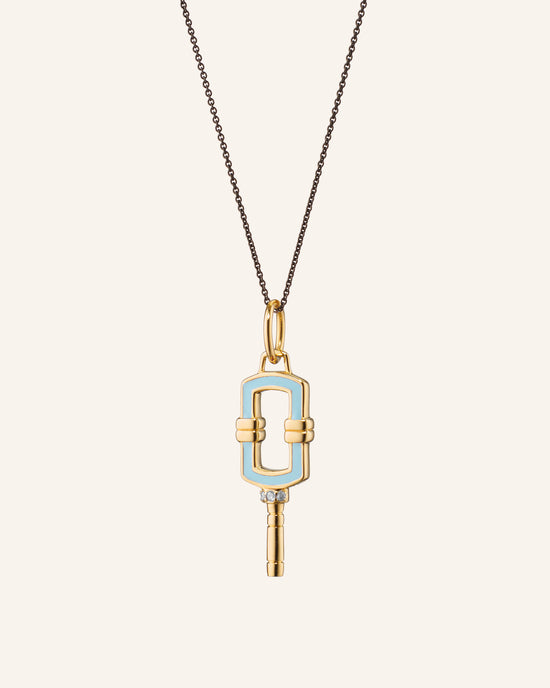 Mini Rectangle Key Necklace