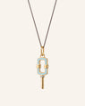 Mini Rectangle Key Necklace