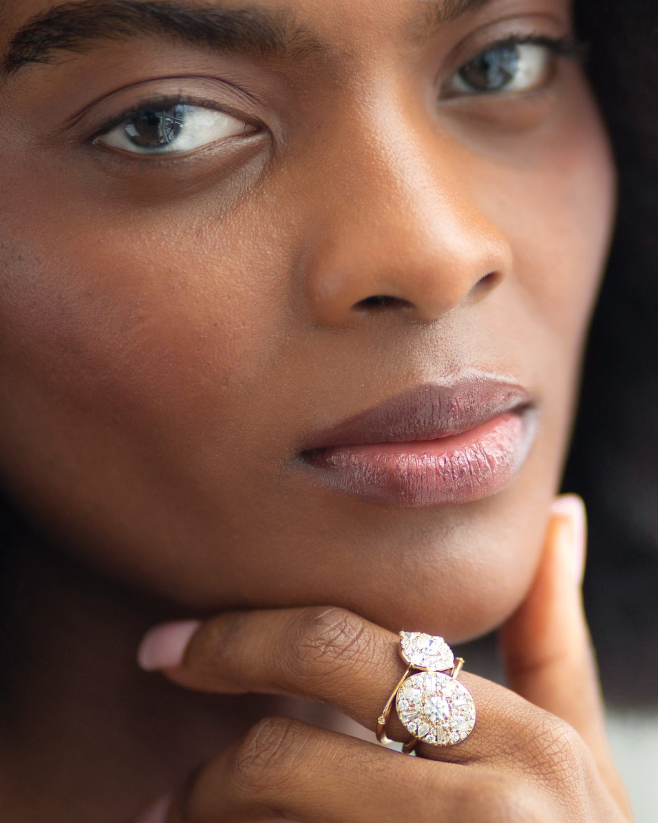 18K Gold Points North Diamond Ring | Monica Rich Kosann Jewelry