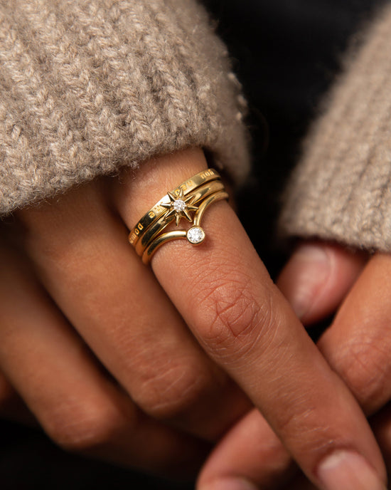Dorothy Poesy Stackable Ring