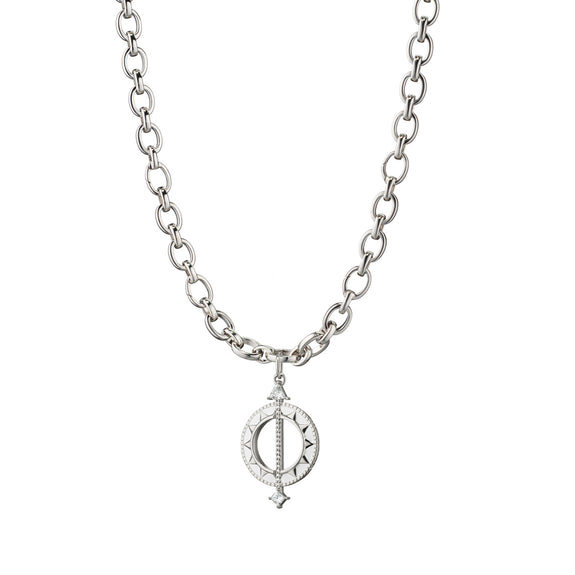
  
    "Time is Precious" Audrey Sterling Silver Necklace
  
