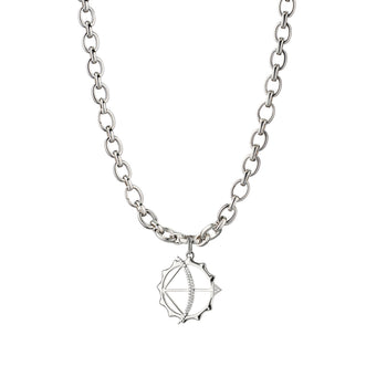 "Strength" Audrey Sterling Silver Necklace