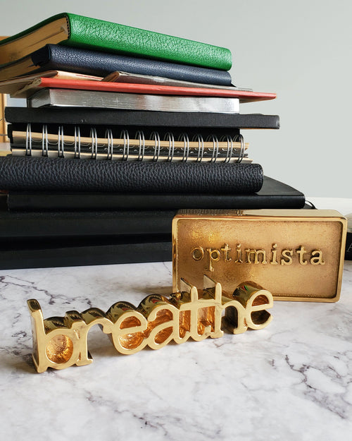 "Breathe" Table Charm and "Optimista"/"Pessimista" Table Charm