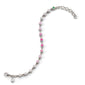 Bezel Set Pink Sapphire Ombre Tennis Bracelet