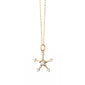 Petite Gold and Diamond Star Necklace