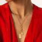 "Queen Bee" and "Dorothy" 18K Gold Medallion Charm Necklace
