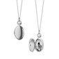 Sterling Silver Petite "Anna" Locket Necklace on Silver Chain
