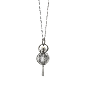 Mini "Carpe Diem" Key Charm Necklace