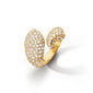 “Perseverance” Fish Pave Diamond 18K Ring