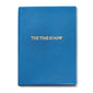 “The Time is Now” Leather Journal, Blue
