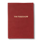 “The Time is Now” Leather Journal, Red