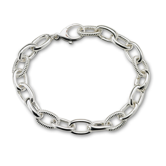 Shop LC Dolphin Link Charm Bracelets for Women 925 Sterling Silver Ocean  Jewelry Beach Gifts Size 7.25
