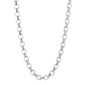 "Audrey" White Ceramic Sterling Silver Link Necklace
