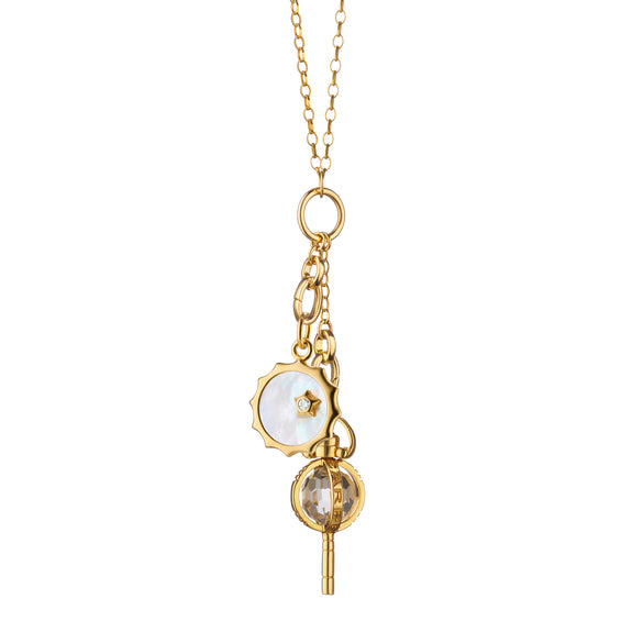 Design Your Own Diamond & Gold Charm Necklace