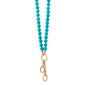 18" “Design Your Own” Turquoise Necklace, 2 Charm Stations