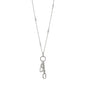 18" “Design Your Own” Small Charm Chain Necklace with Sapphires, 2 Charm Stations