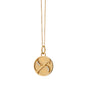 Mini "Sagittarius" Charm on Gold Chain