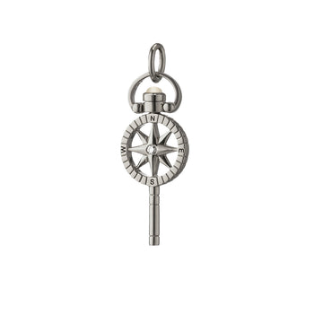 Mini "Travel" Compass Key with Sapphire