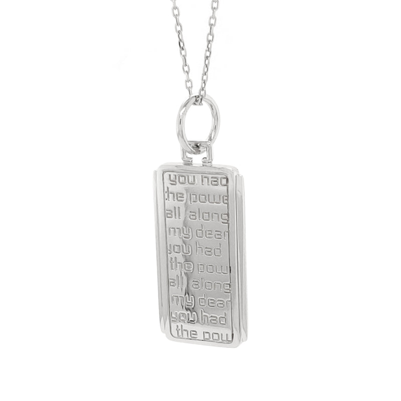 Sterling Silver Woman Power Pendant Necklace – Feminist Jewelry Gift