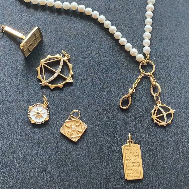 Design Your Own Pearl Charm Necklace Monica Rich Kosann