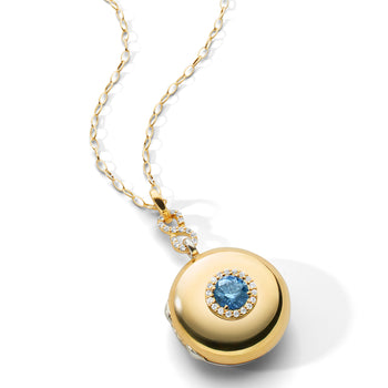 Special Edition Blue Sapphire Locket - Only 1 Available