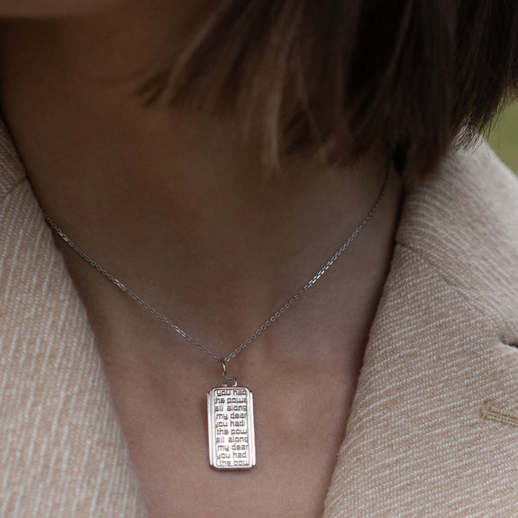 How To Wear Sterling Silver Necklaces by Monica Rich Kosann