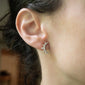 Sapphire Moon Stud Earrings
