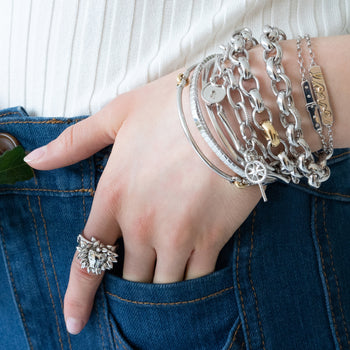 Silver Bracelet online for women | Silverlinings | Handmade Filigree