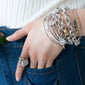 Layered Poesy Bracelets, Bangles, and Charm Bracelets, and Sterling Silver "Courage" Lion Ring