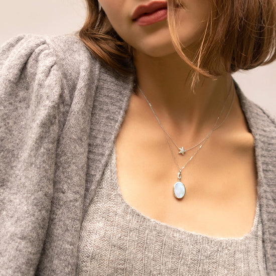 Diamond Critter Starfish "Triumph"  Necklace